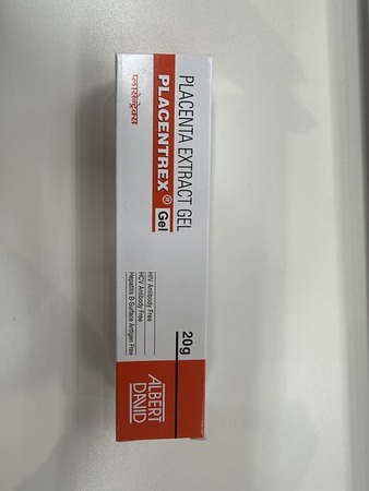 ヒトプラセンタジェルパッケージ表