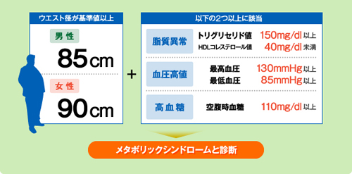 メタボの基準 男女 高血糖 高血圧 Bmi体脂肪率 予防対策