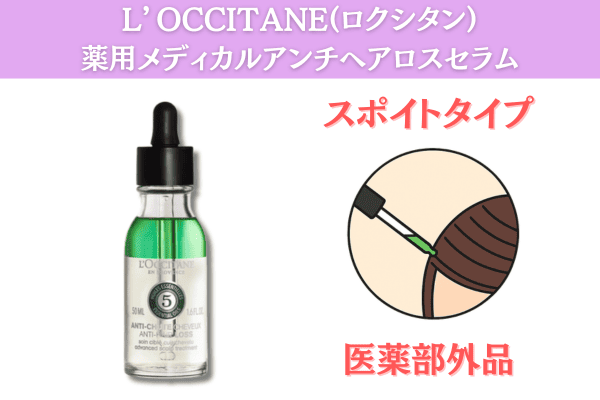 L’OCCITANE(ロクシタン)薬用メディカルアンチヘアロスセラムの商品紹介画像