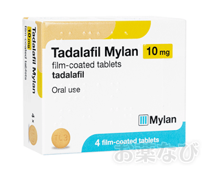 タダラフィルマイラン 10mg 4錠 パッケージ