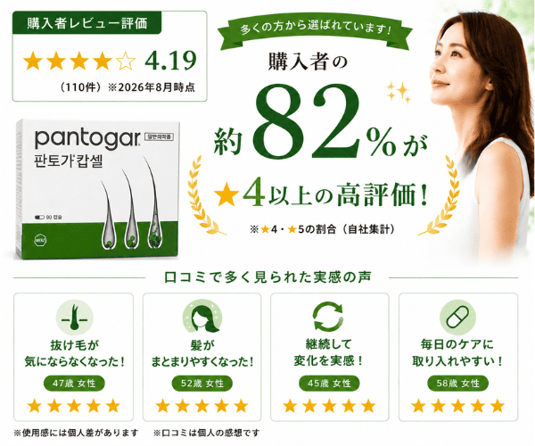 パントガールの口コミ評価と女性購入者に多く見られた実感の声