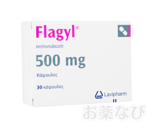 フラジール500mg30錠の商品パッケージ